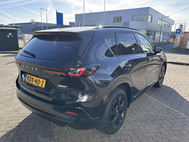 Mazda CX-5 2.5 E-SKYACTIV G 141 M HYBRID Homura , Demovoordeel ¤ 1.000-, Elek.Pano., Tan Leder, Adap.Cruise, Navi, Apple Carplay, 360 Camera, Bose, PDC, HUD, Stoelverwarming/ventilatie, 19" LMV