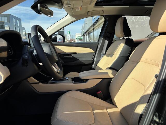 Mazda CX-5 2.5 E-SKYACTIV G 141 M HYBRID Homura , Demovoordeel ¤ 1.000-, Elek.Pano., Tan Leder, Adap.Cruise, Navi, Apple Carplay, 360 Camera, Bose, PDC, HUD, Stoelverwarming/ventilatie, 19" LMV