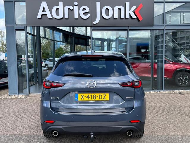 Mazda CX-5 2.0 e-SkyActiv-G M Hybrid 165 Exclusive-Line | AUTOMAAT | TREKHAAK | LEDER | 360 CAMERA | STOEL + STUUR VERWARMING | STOEL VENTILATIE |