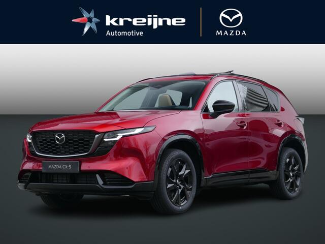 Mazda CX-5 2.5 E-SKYACTIV G 141 M HYBRID Homura | Tan Leder | Schuif/kanteldak | Voorraad | RIJKLAARPRIJS!