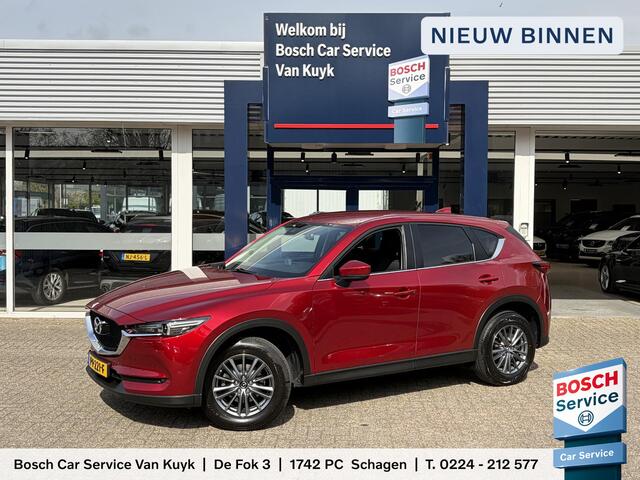 Mazda CX-5 2.0 SkyActiv-G 165 TS+ / Automaat / NL-Auto / 1e-Eigenaar / Head-Up Display / Stuur-/Stoelverwarming / Trekhaak / Cruise-Control / LED / Dodehoek-Detectie / Climate-Control / DAB Radio-Bluetooth / Camera / 17'' LMV / ENZ.