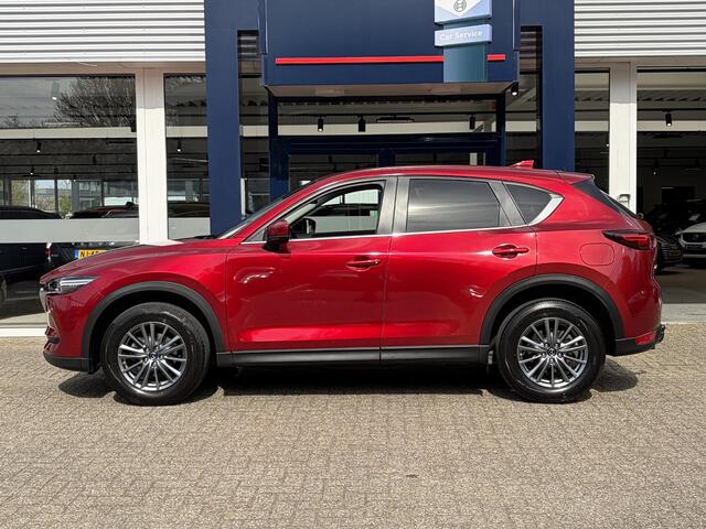 Mazda CX-5 2.0 SkyActiv-G 165 TS+ / Automaat / NL-Auto / 1e-Eigenaar / Head-Up Display / Stuur-/Stoelverwarming / Trekhaak / Cruise-Control / LED / Dodehoek-Detectie / Climate-Control / DAB Radio-Bluetooth / Camera / 17'' LMV / ENZ.