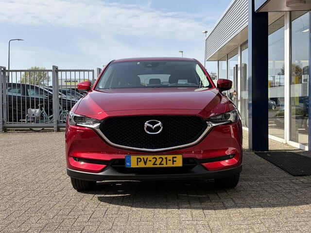 Mazda CX-5 2.0 SkyActiv-G 165 TS+ / Automaat / NL-Auto / 1e-Eigenaar / Head-Up Display / Stuur-/Stoelverwarming / Trekhaak / Cruise-Control / LED / Dodehoek-Detectie / Climate-Control / DAB Radio-Bluetooth / Camera / 17'' LMV / ENZ.
