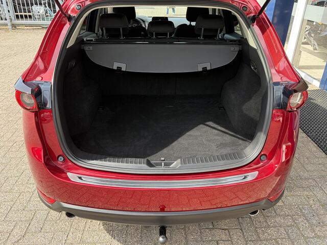 Mazda CX-5 2.0 SkyActiv-G 165 TS+ / Automaat / NL-Auto / 1e-Eigenaar / Head-Up Display / Stuur-/Stoelverwarming / Trekhaak / Cruise-Control / LED / Dodehoek-Detectie / Climate-Control / DAB Radio-Bluetooth / Camera / 17'' LMV / ENZ.