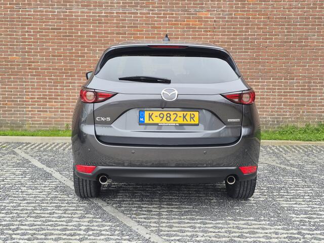 Mazda CX-5 2.0 SkyActiv-G 165 Luxury NAVI | LEDER | BOSE | 19-INCH LMV | RONDOMZICHT CAMERA | PARKEERSENSOREN Trekgewicht 1800 KG | HEAD-UP DISPLAY | ELEKTRISCHE ACHTERKLEP