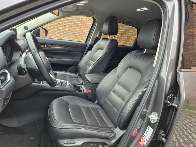 Mazda CX-5 2.0 SkyActiv-G 165 Luxury NAVI | LEDER | BOSE | 19-INCH LMV | RONDOMZICHT CAMERA | PARKEERSENSOREN Trekgewicht 1800 KG | HEAD-UP DISPLAY | ELEKTRISCHE ACHTERKLEP