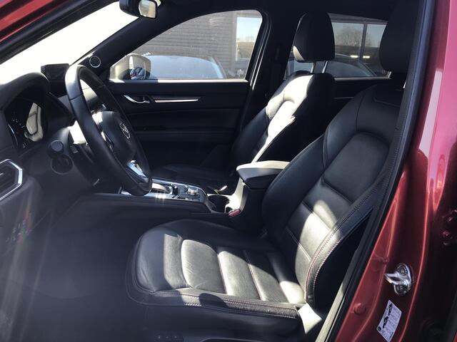 Mazda CX-5 2.0 e-SkyActiv-G M Hybrid 165 Homura , Automaat, Trekhaak, Leder, 19 inch LMV, 360 View, Apple Carplay, Bose, NAVI, Adap. Cruise, Clima, Stuur en Stoelverwarming, Stoelventilatie, LKA, BSM, Auto. Achterklep