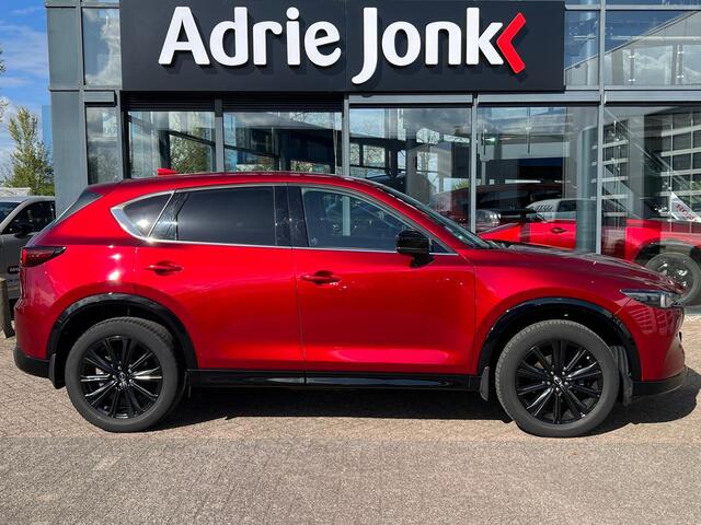 Mazda CX-5 2.0 e-SkyActiv-G M Hybrid 165 Homura | AUTOMAAT | LUXE TREKHAAK | 360 CAMERA | BOSE | STOEL + STUUR VERWARMING | ELEKTR A.KLEP | NED.AUTO | LAGE KM STAND |