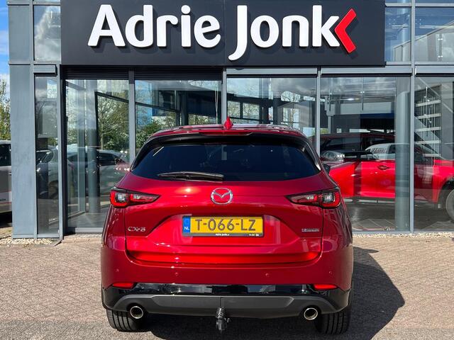 Mazda CX-5 2.0 e-SkyActiv-G M Hybrid 165 Homura | AUTOMAAT | LUXE TREKHAAK | 360 CAMERA | BOSE | STOEL + STUUR VERWARMING | ELEKTR A.KLEP | NED.AUTO | LAGE KM STAND |