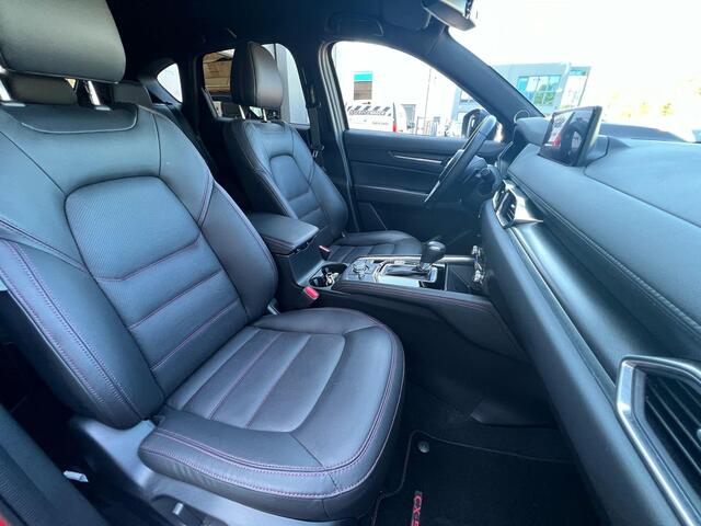 Mazda CX-5 2.0 e-SkyActiv-G M Hybrid 165 Homura Comfort Pack | AUTOMAAT | NED AUTO | GARANTIE 12-2030 | LEDER | STUUR + STOEL VERWARMING | STOEL VENTILATIE | Bose AUDIO | 360gr CAMERA |