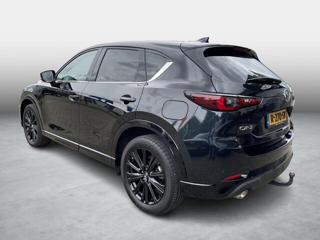 Mazda CX-5 2.0 SkyActiv-G 165 Homura Limited , Automaat, Trekhaak, Half Leder, 360 Camera, Adap.Cruise, Clima, Stoel/Stuurverwarming, Apple CArplay, Android Auto, LMV 19 Inch, PDC, LKA,