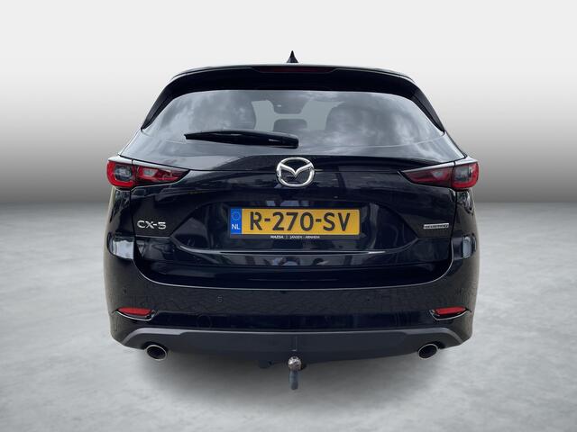 Mazda CX-5 2.0 SkyActiv-G 165 Homura Limited , Automaat, Trekhaak, Half Leder, 360 Camera, Adap.Cruise, Clima, Stoel/Stuurverwarming, Apple CArplay, Android Auto, LMV 19 Inch, PDC, LKA,