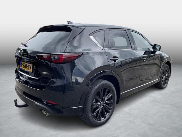 Mazda CX-5 2.0 SkyActiv-G 165 Homura Limited , Automaat, Trekhaak, Half Leder, 360 Camera, Adap.Cruise, Clima, Stoel/Stuurverwarming, Apple CArplay, Android Auto, LMV 19 Inch, PDC, LKA,