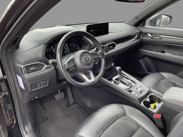 Mazda CX-5 2.0 SkyActiv-G 165 Homura Limited , Automaat, Trekhaak, Half Leder, 360 Camera, Adap.Cruise, Clima, Stoel/Stuurverwarming, Apple CArplay, Android Auto, LMV 19 Inch, PDC, LKA,