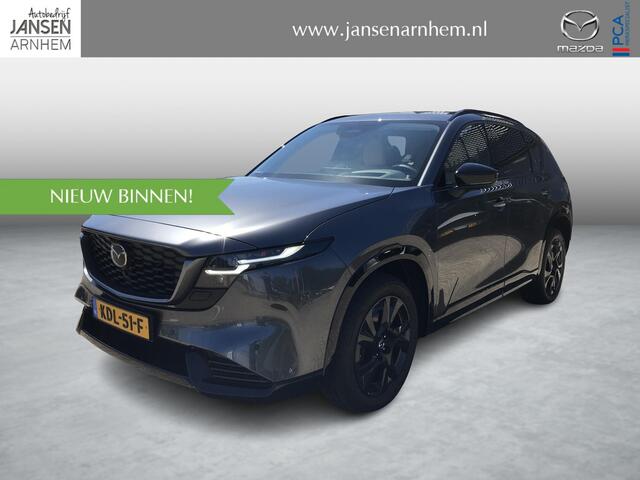 Mazda CX-5 2.5 E-SKYACTIV G 141 M HYBRID Homura , Automaat, Tan Leder, 19 Inch LMV, HUD, Spraak Bediening, Apple Carplay, Googler Maps, Adap. Cruise, Climate, stuur/Stoelverwarming, Stoelventilatie