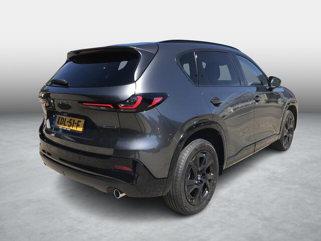 Mazda CX-5 2.5 E-SKYACTIV G 141 M HYBRID Homura , Automaat, Tan Leder, 19 Inch LMV, HUD, Spraak Bediening, Apple Carplay, Googler Maps, Adap. Cruise, Climate, stuur/Stoelverwarming, Stoelventilatie