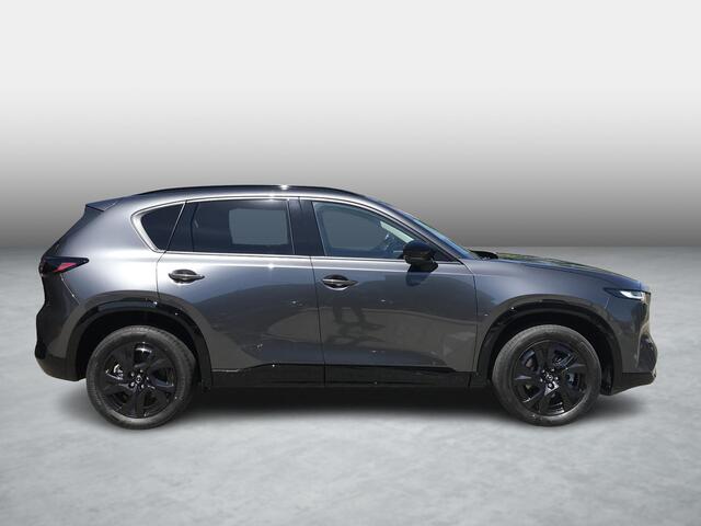 Mazda CX-5 2.5 E-SKYACTIV G 141 M HYBRID Homura , Automaat, Tan Leder, 19 Inch LMV, HUD, Spraak Bediening, Apple Carplay, Googler Maps, Adap. Cruise, Climate, stuur/Stoelverwarming, Stoelventilatie