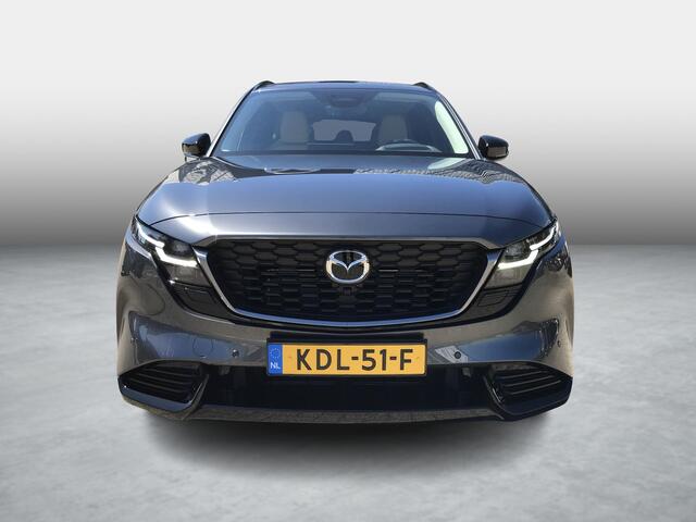 Mazda CX-5 2.5 E-SKYACTIV G 141 M HYBRID Homura , Automaat, Tan Leder, 19 Inch LMV, HUD, Spraak Bediening, Apple Carplay, Googler Maps, Adap. Cruise, Climate, stuur/Stoelverwarming, Stoelventilatie