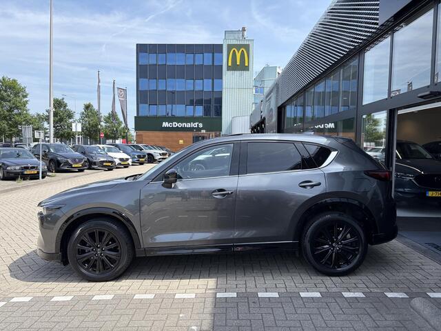 Mazda CX-5 2.5 e-SkyActiv-G M Hybrid 194 Homura Dealer onderhouden / 1e eigenaar / Sunroof / Trekhaak / Fabrieksgarantie t/m 08-2029