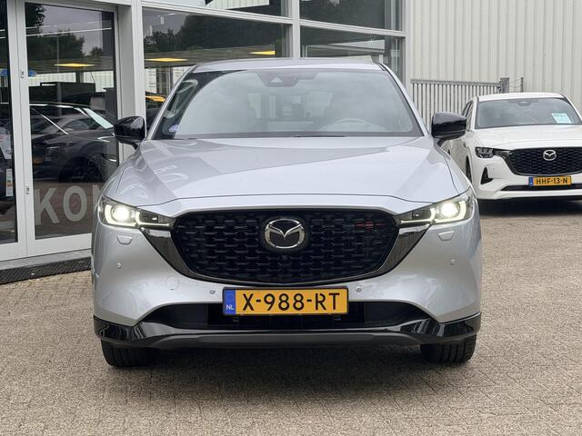 Mazda CX-5 2.0 e-SkyActiv-G M Hybrid 165 Homura 1e Eig., NL-Auto, Dealer Onderh., Navigatie, Apple Carplay /Android Auto, Bose, 360 Camera, Cruise Controle ad., Stoelverw., Stuurverw,