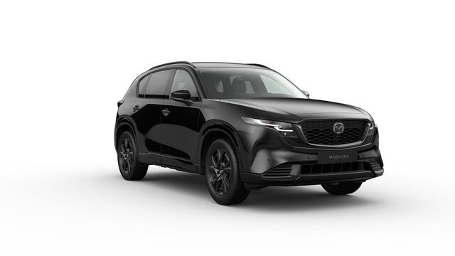 Mazda CX-5 Homura - Tan lederen interieur | 19-inch lichtmetalen velgen, Black | Alarmsysteem | Automatisch dimmende binnenspiegel met randloos design