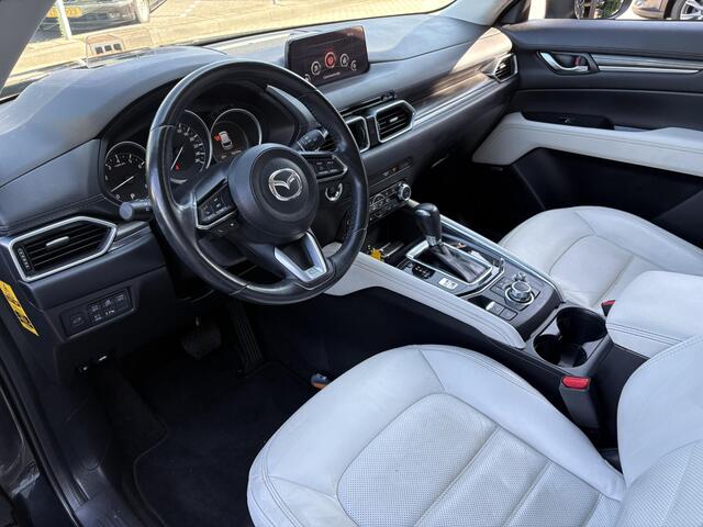 Mazda CX-5 2.0 SkyActiv-G 165 Skylease Luxury Dealer onderhouden / Trekhaak / NL auto / Wit leder / Apple Carplay-Android Auto