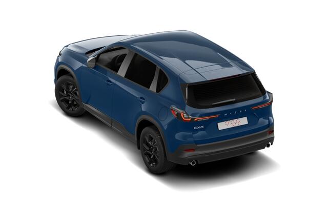 Mazda CX-5 Homura - Tan lederen interieur | 19-inch lichtmetalen velgen, Black | Alarmsysteem | Automatisch dimmende binnenspiegel met randloos design