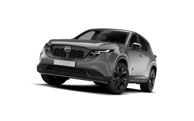 Mazda CX-5 Homura - Zwart lederen interieur | 19-inch lichtmetalen velgen, Black | Alarmsysteem | Automatisch dimmende binnenspiegel met randloos design