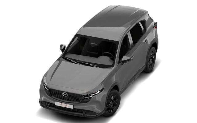 Mazda CX-5 Homura - Zwart lederen interieur | 19-inch lichtmetalen velgen, Black | Alarmsysteem | Automatisch dimmende binnenspiegel met randloos design
