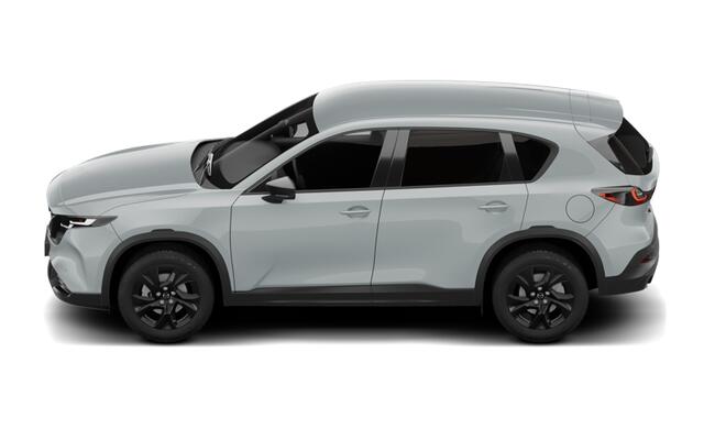 Mazda CX-5 Homura - Zwart lederen interieur | 19-inch lichtmetalen velgen, Black | Alarmsysteem | Automatisch dimmende binnenspiegel met randloos design