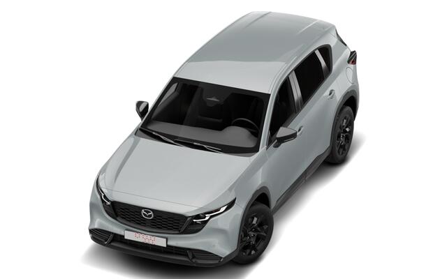 Mazda CX-5 Homura - Zwart lederen interieur | 19-inch lichtmetalen velgen, Black | Alarmsysteem | Automatisch dimmende binnenspiegel met randloos design