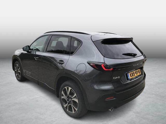 Mazda CX-5 2.5 E-SKYACTIV G 141 M HYBRID Exclusive-Line , Automaat, Half Leder, 360 Camera, Bose, Apple Carplay, CLima, Stuur/Stoelverwarming, HUD, Adap. Cuise, BSM, Licht/Regensensor