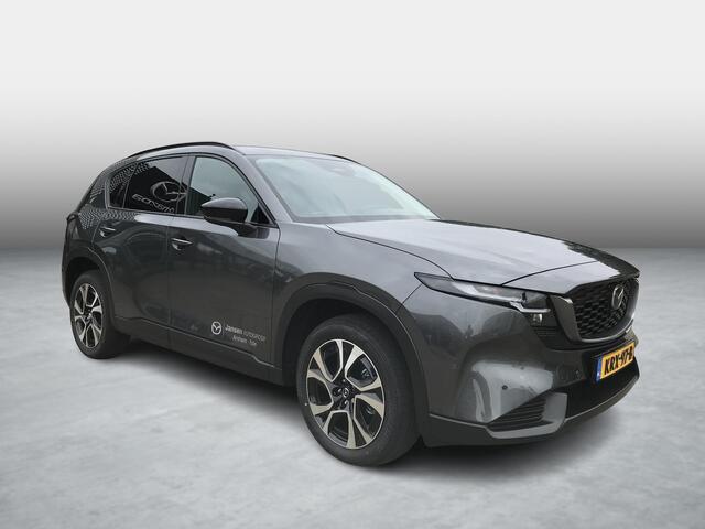 Mazda CX-5 2.5 E-SKYACTIV G 141 M HYBRID Exclusive-Line , Automaat, Half Leder, 360 Camera, Bose, Apple Carplay, CLima, Stuur/Stoelverwarming, HUD, Adap. Cuise, BSM, Licht/Regensensor