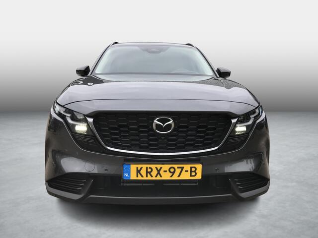 Mazda CX-5 2.5 E-SKYACTIV G 141 M HYBRID Exclusive-Line , Automaat, Half Leder, 360 Camera, Bose, Apple Carplay, CLima, Stuur/Stoelverwarming, HUD, Adap. Cuise, BSM, Licht/Regensensor