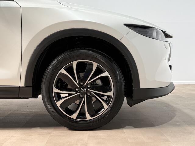 Mazda CX-5 2.0 e-SkyActiv-G M Hybrid 165 Exclusive-Line + Black Comfort pakket Navigatie | PDC v+a en 360 Gr. camera | Leder | Stoelverwarming
