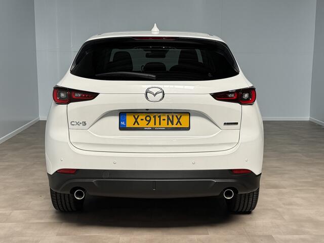Mazda CX-5 2.0 e-SkyActiv-G M Hybrid 165 Exclusive-Line + Black Comfort pakket Navigatie | PDC v+a en 360 Gr. camera | Leder | Stoelverwarming