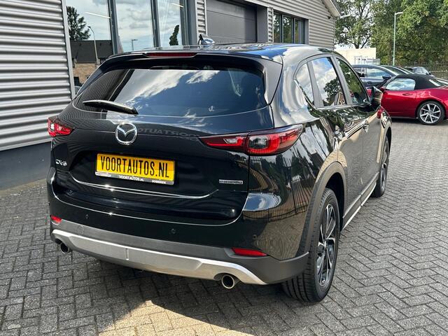 Mazda CX-5 2.0 e-SkyActiv-G M Hybrid 165 Newground | AUTOM | NAVI |360 CAMERA | ELECTRISCHE KLEP | AFNEEMBARE TREKHAAK | LEDER INTERIEUR |