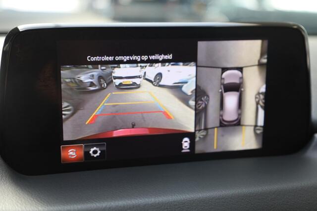 Mazda CX-5 2.0 SkyActiv-G 165 GT-M 4WD 360-CAMERA HUD TREKHAAK-AFN ALL-SEASONS STUUR+STOELVERWARMING NAVI CRUISE 2xPDC ENZ!
