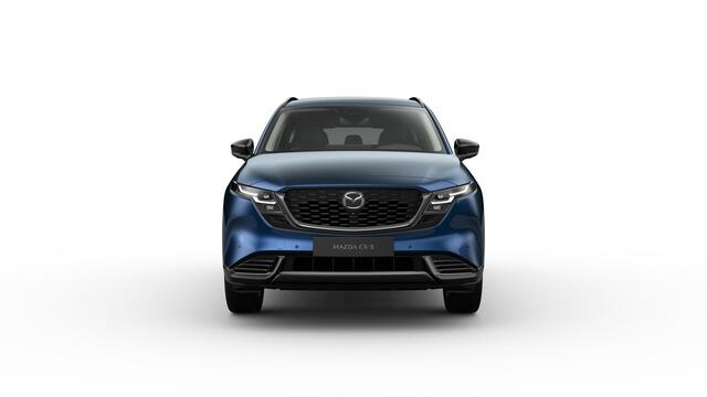 Mazda CX-5 Homura - Tan lederen interieur | 19-inch lichtmetalen velgen, Black | Alarmsysteem | Automatisch dimmende binnenspiegel met randloos design