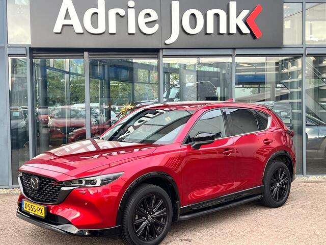 Mazda CX-5 2.0 e-SkyActiv-G M Hybrid 165 Homura Comfort Pack AUTOMAAT | TREKHAAK | LEDER | 360gr CAMERA | Bose AUDIO | STOELVENMTILATIE | STOEL- en STUURVERWARMING | 1e EIG |