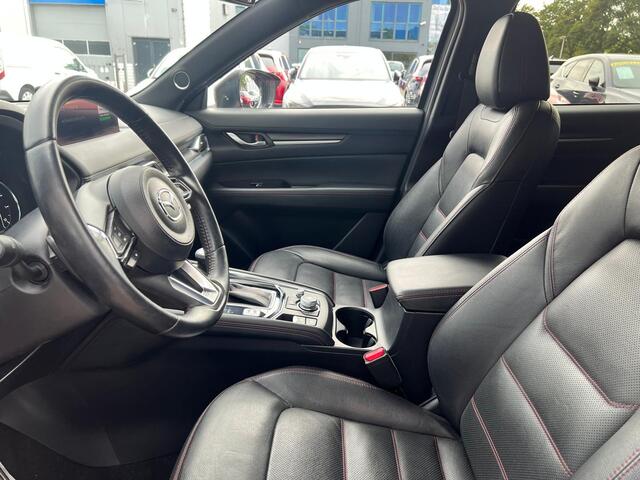Mazda CX-5 2.0 e-SkyActiv-G M Hybrid 165 Homura Comfort Pack AUTOMAAT | TREKHAAK | LEDER | 360gr CAMERA | Bose AUDIO | STOELVENMTILATIE | STOEL- en STUURVERWARMING | 1e EIG |