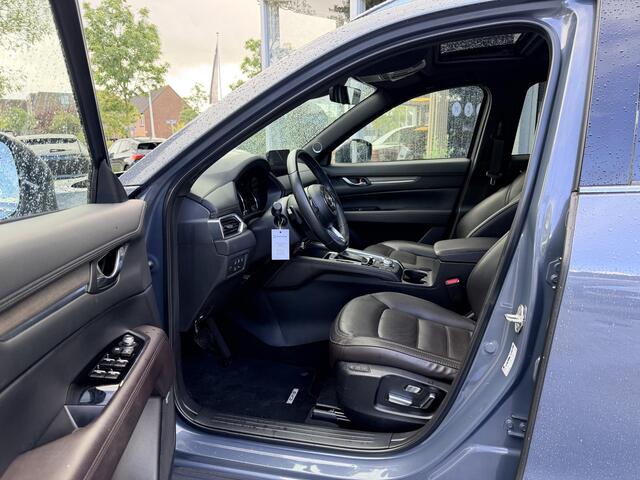 Mazda CX-5 2.0 SkyActiv-G 165 Signature NL-Auto, 1e Eig., Dealer Onderh., Trekhaak, Head-Up, Schuif/kantel dak, Navigatie, Apple Carplay / Android Auto, Bose, Best. Stoel geheugen, Stoel verw., Stoel verkoeling.