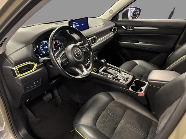 Mazda CX-5 2.5 AWD SkyActiv-G 194 Newground , Automaat, Half Leder, 360 Camera, Navi, Apple Carplay, LMV 19 Inch, Cruise, HUD, Stuur/Stoelverwaming