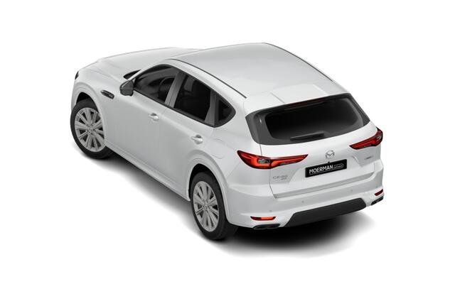 Mazda CX-60 Mazda e-Skyactiv PHEV 327 8AT AWD Homura Plus | 12,3-inch TFT-kleurendisplay met bediening via centrale HMI Commander, touchscreen (voor Apple CarPlay / Android Auto(TM)) of voice control | 12,3-inch digitale meterset | 20-inch lichtmetalen velgen, Black