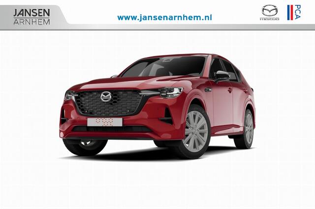 Mazda CX-60 Mazda e-Skyactiv PHEV 327 8AT AWD Homura Business Edition | 12,3-inch TFT-kleurendisplay met bediening via centrale HMI Commander, touchscreen (voor Apple CarPlay / Android Auto(TM)) of voice control | 12,3-inch digitale meterset | 20-inch lichtmetalen ve