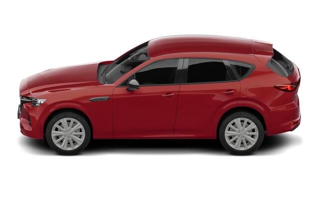 Mazda CX-60 Mazda e-Skyactiv PHEV 327 8AT AWD Homura Business Edition | 12,3-inch TFT-kleurendisplay met bediening via centrale HMI Commander, touchscreen (voor Apple CarPlay / Android Auto(TM)) of voice control | 12,3-inch digitale meterset | 20-inch lichtmetalen ve