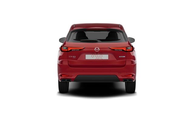 Mazda CX-60 Mazda e-Skyactiv PHEV 327 8AT AWD Homura Business Edition | 12,3-inch TFT-kleurendisplay met bediening via centrale HMI Commander, touchscreen (voor Apple CarPlay / Android Auto(TM)) of voice control | 12,3-inch digitale meterset | 20-inch lichtmetalen ve