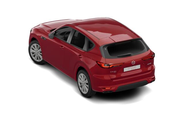 Mazda CX-60 Mazda e-Skyactiv PHEV 327 8AT AWD Homura Business Edition | 12,3-inch TFT-kleurendisplay met bediening via centrale HMI Commander, touchscreen (voor Apple CarPlay / Android Auto(TM)) of voice control | 12,3-inch digitale meterset | 20-inch lichtmetalen ve
