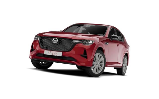 Mazda CX-60 Mazda e-Skyactiv PHEV 327 8AT AWD Homura Business Edition | 12,3-inch TFT-kleurendisplay met bediening via centrale HMI Commander, touchscreen (voor Apple CarPlay / Android Auto(TM)) of voice control | 12,3-inch digitale meterset | 20-inch lichtmetalen ve