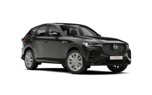 Mazda CX-60 Mazda Homura Business Edition | 12,3-inch TFT-kleurendisplay met bediening via centrale HMI Commander, touchscreen (voor Apple CarPlay / Android Auto(TM)) of voice control | 12,3-inch digitale meterset | 20-inch lichtmetalen velgen, Black